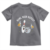 Funny Bowling Beer Lover Gift Toddler T Shirt Bowl Beer Repeat - Wonder Print Shop