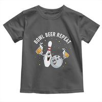 Funny Bowling Beer Lover Gift Toddler T Shirt Bowl Beer Repeat - Wonder Print Shop