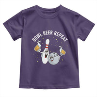 Funny Bowling Beer Lover Gift Toddler T Shirt Bowl Beer Repeat - Wonder Print Shop