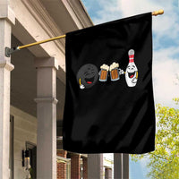 Funny Bowling And Beer Lover Gift Garden Flag - Wonder Print Shop