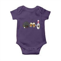 Funny Bowling And Beer Lover Gift Baby Onesie - Wonder Print Shop