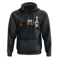 Funny Bowling And Beer Lover Gift Hoodie - Wonder Print Shop