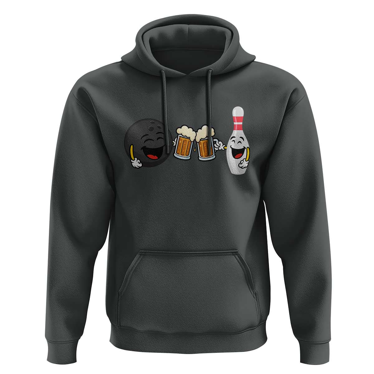 Funny Bowling And Beer Lover Gift Hoodie - Wonder Print Shop
