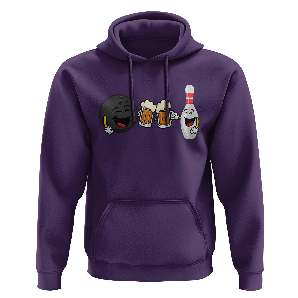 Funny Bowling And Beer Lover Gift Hoodie - Wonder Print Shop