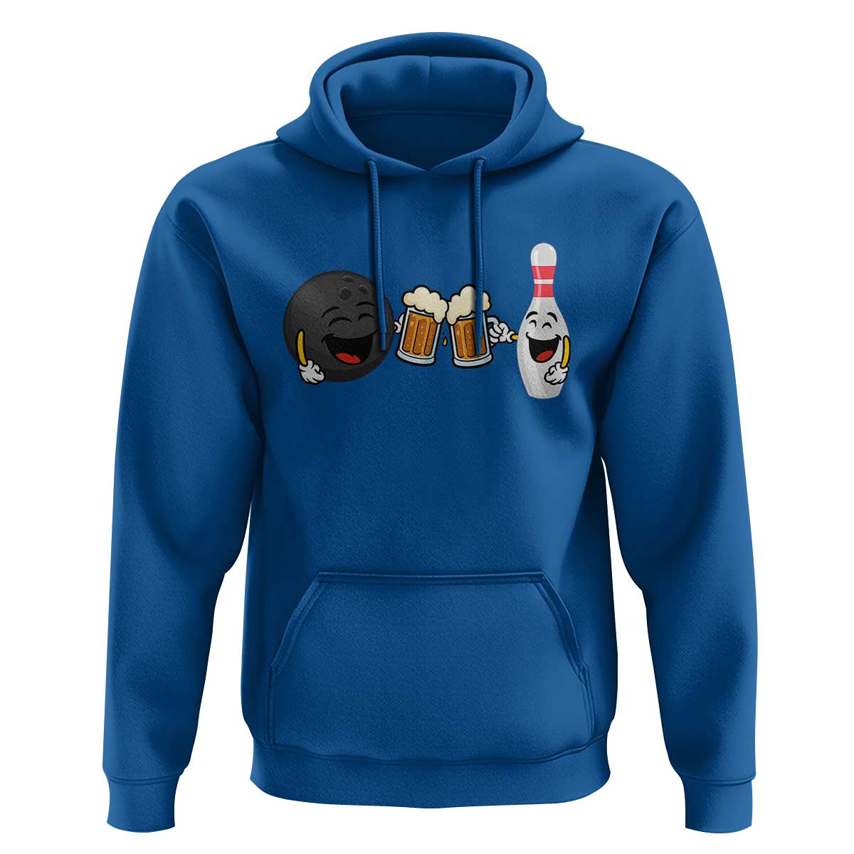 Funny Bowling And Beer Lover Gift Hoodie - Wonder Print Shop