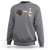 Funny Bowling And Beer Lover Gift Sweatshirt - Wonder Print Shop