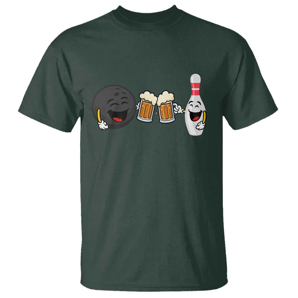 Funny Bowling And Beer Lover Gift T Shirt - Wonder Print Shop