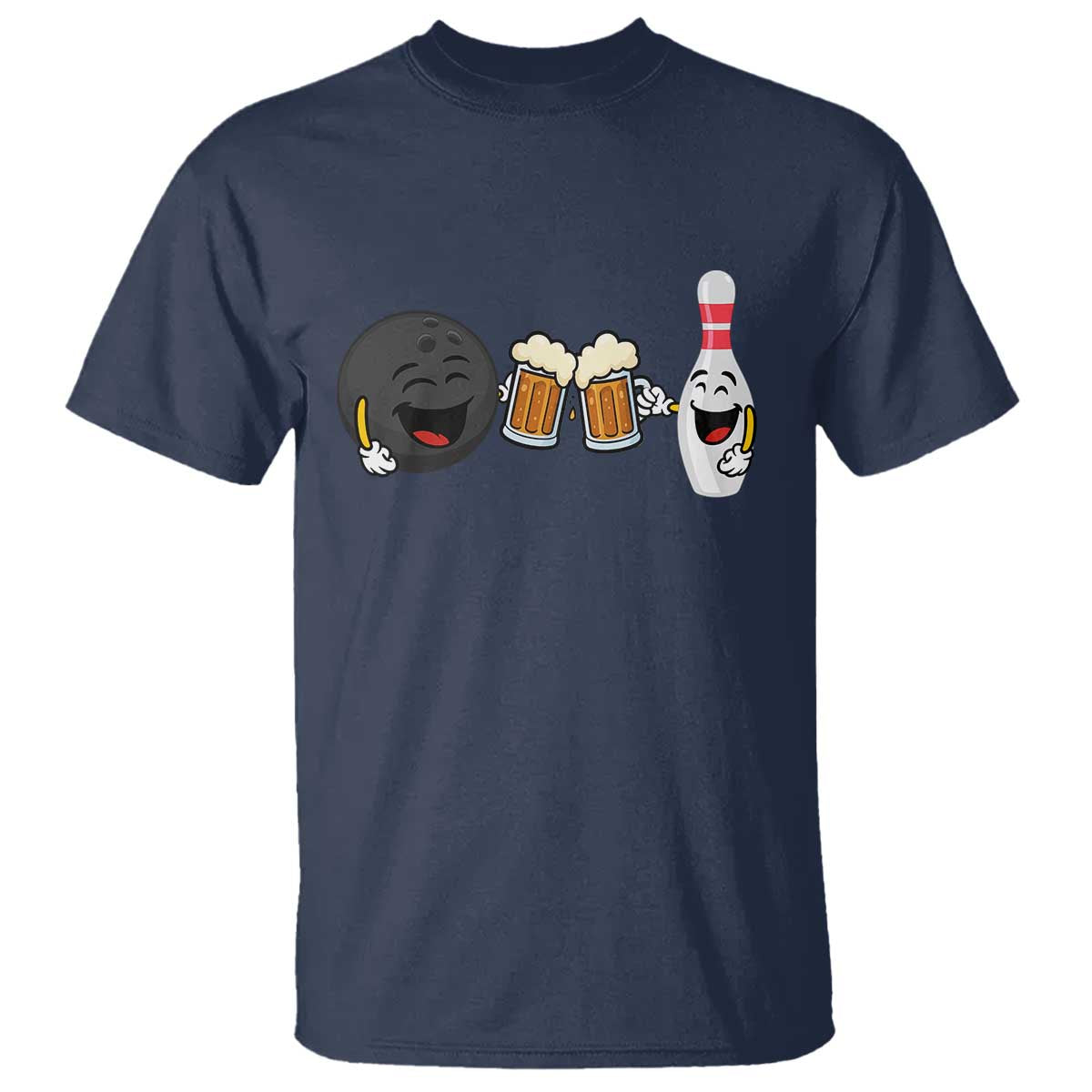 Funny Bowling And Beer Lover Gift T Shirt - Wonder Print Shop
