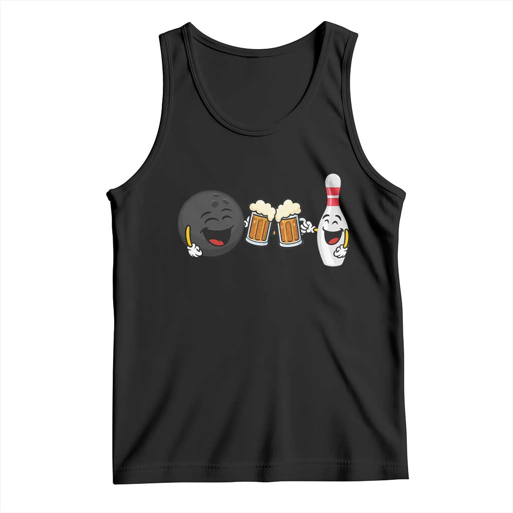 Funny Bowling And Beer Lover Gift Tank Top - Wonder Print Shop