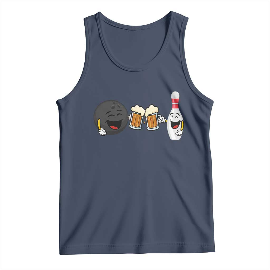 Funny Bowling And Beer Lover Gift Tank Top - Wonder Print Shop