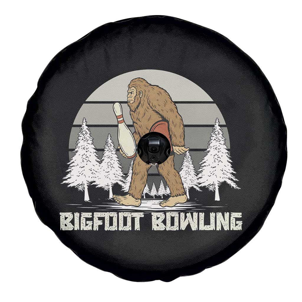 Funny Bigfoot Bowling Spare Tire Cover Gift For Bowler - Wonder Print Shop