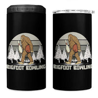 Funny Bigfoot Bowling 4 in 1 Can Cooler Tumbler Gift For Bowler - Wonder Print Shop