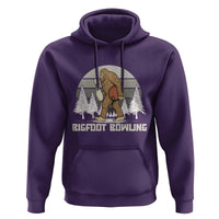 Funny Bigfoot Bowling Hoodie Gift For Bowler - Wonder Print Shop