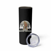 Funny Bigfoot Bowling Skinny Tumbler Gift For Bowler - Wonder Print Shop