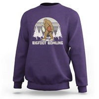 Funny Bigfoot Bowling Sweatshirt Gift For Bowler - Wonder Print Shop