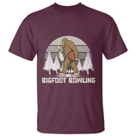 Funny Bigfoot Bowling T Shirt Gift For Bowler - Wonder Print Shop