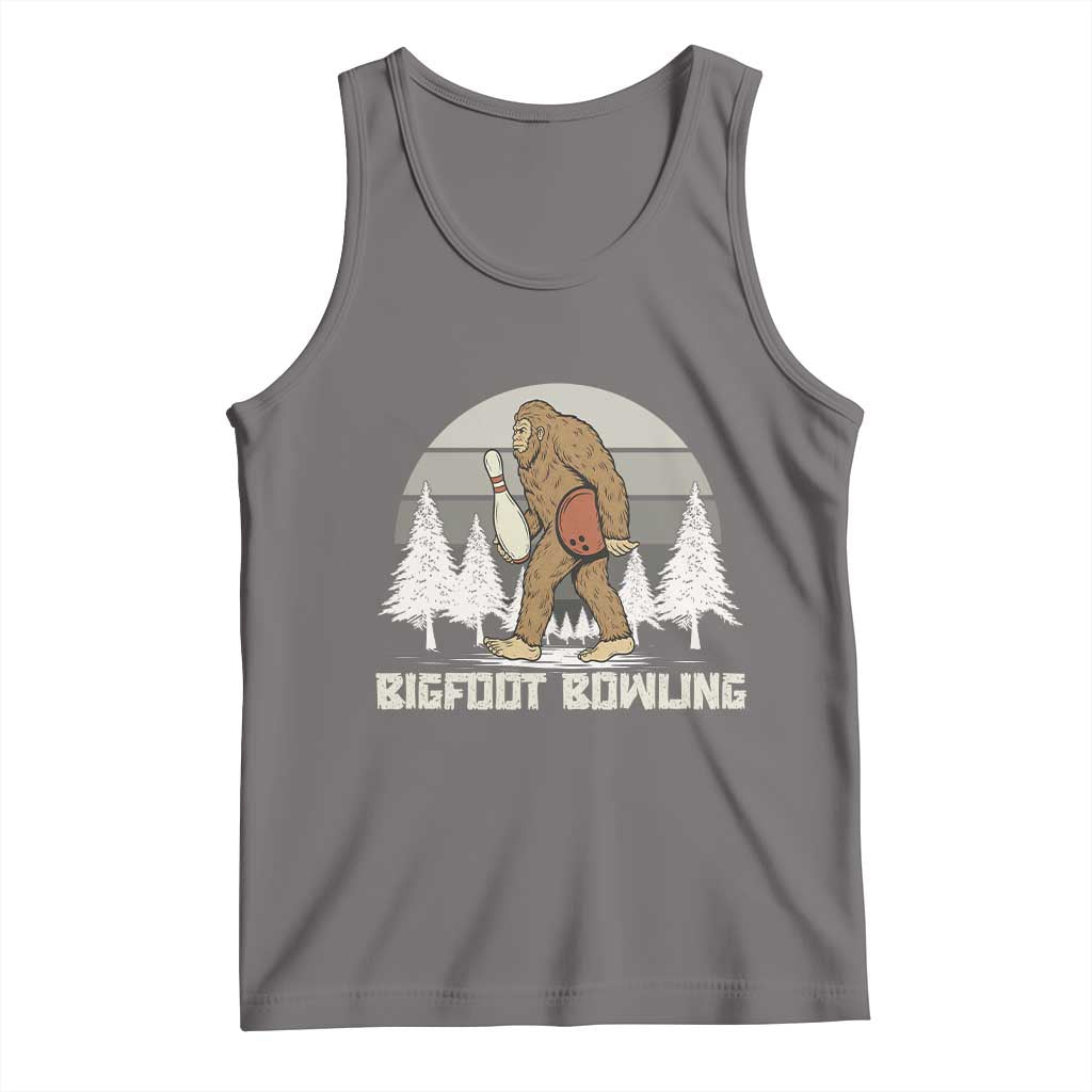 Funny Bigfoot Bowling Tank Top Gift For Bowler - Wonder Print Shop