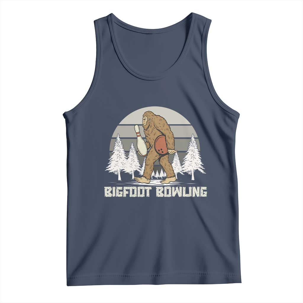 Funny Bigfoot Bowling Tank Top Gift For Bowler - Wonder Print Shop