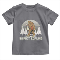 Funny Bigfoot Bowling Toddler T Shirt Gift For Bowler - Wonder Print Shop