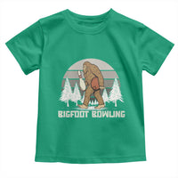 Funny Bigfoot Bowling Toddler T Shirt Gift For Bowler - Wonder Print Shop