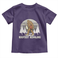 Funny Bigfoot Bowling Toddler T Shirt Gift For Bowler - Wonder Print Shop
