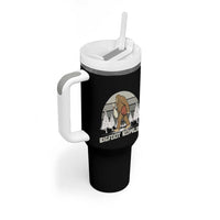 Funny Bigfoot Bowling Tumbler With Handle Gift For Bowler - Wonder Print Shop