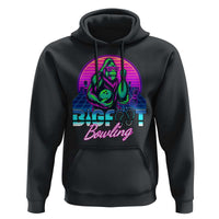Funny Bigfoot Bowling Vaporwave Gift Hoodie - Wonder Print Shop