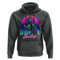Funny Bigfoot Bowling Vaporwave Gift Hoodie - Wonder Print Shop