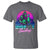Funny Bigfoot Bowling Vaporwave Gift T Shirt - Wonder Print Shop