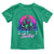 Funny Bigfoot Bowling Vaporwave Gift Toddler T Shirt - Wonder Print Shop