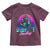 Funny Bigfoot Bowling Vaporwave Gift Toddler T Shirt - Wonder Print Shop