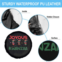 Joyous Kwanzaa Spare Tire Cover Funny Cats With Kinara And Presents Cultural Pride Gift - Wonder Print Shop