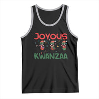 Joyous Kwanzaa Tank Top Funny Cats With Kinara And Presents Cultural Pride Gift - Wonder Print Shop