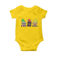 Funny Highland Cow With Kinara And Presents Cultural Pride Gift Baby Onesie - Wonder Print Shop