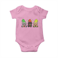 Funny Highland Cow With Kinara And Presents Cultural Pride Gift Baby Onesie - Wonder Print Shop