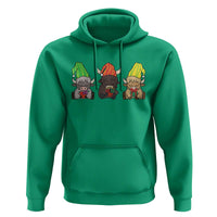 Funny Highland Cow With Kinara And Presents Cultural Pride Gift Hoodie - Wonder Print Shop