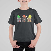 Funny Highland Cow With Kinara And Presents Cultural Pride Gift T Shirt For Kid - Wonder Print Shop
