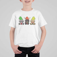 Funny Highland Cow With Kinara And Presents Cultural Pride Gift T Shirt For Kid - Wonder Print Shop