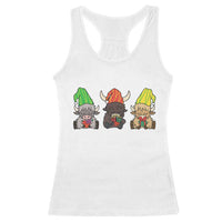 Funny Highland Cow With Kinara And Presents Cultural Pride Gift Racerback Tank Top - Wonder Print Shop