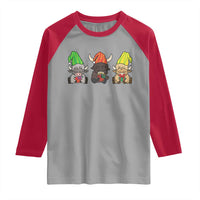 Funny Highland Cow With Kinara And Presents Cultural Pride Gift Raglan Shirt - Wonder Print Shop