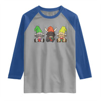 Funny Highland Cow With Kinara And Presents Cultural Pride Gift Raglan Shirt - Wonder Print Shop