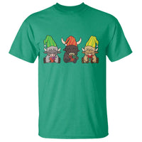 Funny Highland Cow With Kinara And Presents Cultural Pride Gift T Shirt - Wonder Print Shop