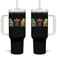 Funny Highland Cow With Kinara And Presents Cultural Pride Gift Tumbler With Handle - Wonder Print Shop