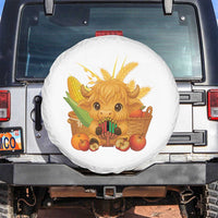 Cute Highland Cow With Kwanzaa Kinara And Presents Spare Tire Cover African Heritage Gift - Wonder Print Shop