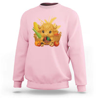Cute Highland Cow With Kwanzaa Kinara And Presents Sweatshirt African Heritage Gift - Wonder Print Shop