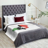 Funny Kwanzaa Bigfoot Lover Throw Blanket Festival Of Lights African Heritage Gift - Wonder Print Shop