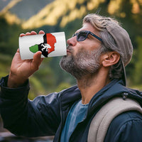 Funny Kwanzaa Bigfoot Lover 4 in 1 Can Cooler Tumbler Festival Of Lights African Heritage Gift - Wonder Print Shop