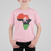 Funny Kwanzaa Bigfoot Lover T Shirt For Kid Festival Of Lights African Heritage Gift - Wonder Print Shop