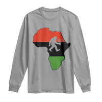 Funny Kwanzaa Bigfoot Lover Long Sleeve Shirt Festival Of Lights African Heritage Gift - Wonder Print Shop