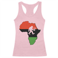 Funny Kwanzaa Bigfoot Lover Racerback Tank Top Festival Of Lights African Heritage Gift - Wonder Print Shop